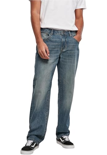 Urban Classics Herren Loose Fit Jeans Hose, Sand Destroyed Washed, 32/32 Urban Classics Herren Loose Fit Jeans Hose, Sand Destroyed Washed, 32/32 von Urban Classics