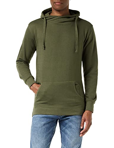 Urban Classics Herren Loose Terry Long Hoody Kapuzenpullover, Grün (Olive 176), Small von Urban Classics