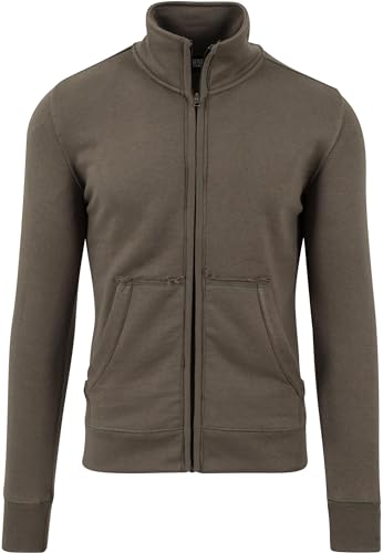 Urban Classics Herren Loose Terry Zip Jacket Jacke, Grün (Olive 176), Medium (Herstellergröße: M) von Urban Classics