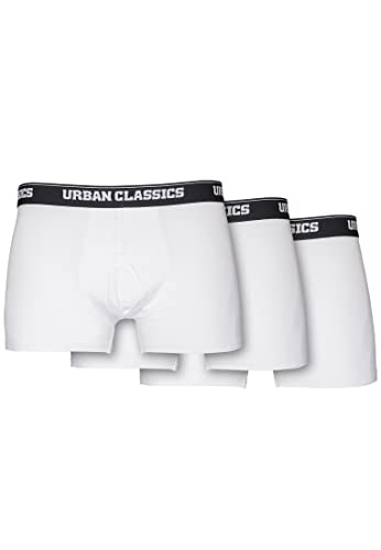 Urban Classics Herren Men Boxer Shorts, Weiß, XL von Urban Classics