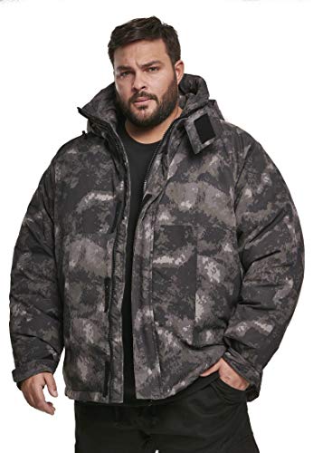 Urban Classics Herren Multipocket Winter Jacket, Multicolour (Dark Olive Camo 01174), S von Urban Classics