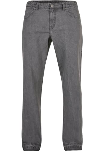 Urban Classics Herren TB5919-Open Edge Loose Fit Jeans Hose, Midgrey, 38 von Urban Classics