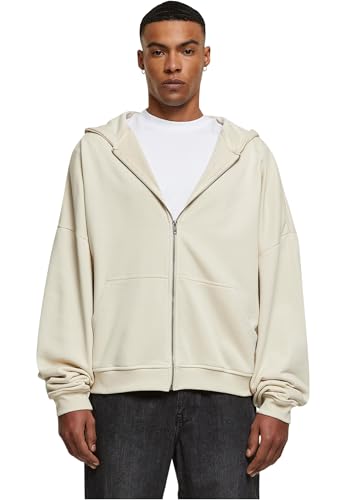 Urban Classics Herren Organic 90's Zip Hoody Kapuzenpullover, softseagrass, L von Urban Classics