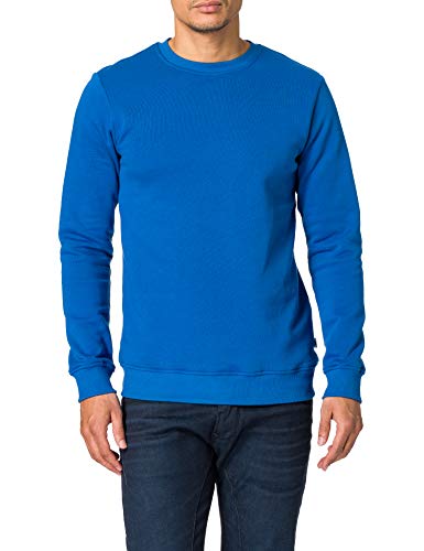 Urban Classics Herren Organic Basic Crew Pullover, Sporty Blue, 4XL von Urban Classics