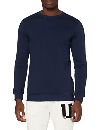 Urban Classics Herren Organic Basic Crew Sweatshirts, midnightnavy, M von Urban Classics