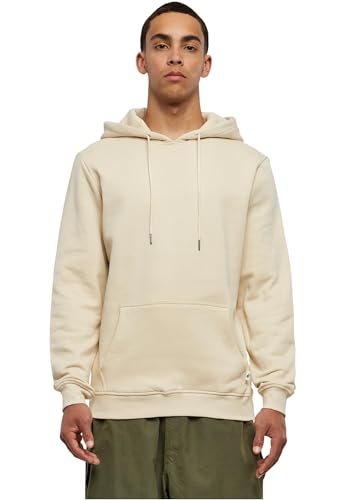 Urban Classics Herren Organic Basic Hoody Kapuzenpullover,, per pack Beige (Sand 00208), Large (Herstellergröße: L) von Urban Classics