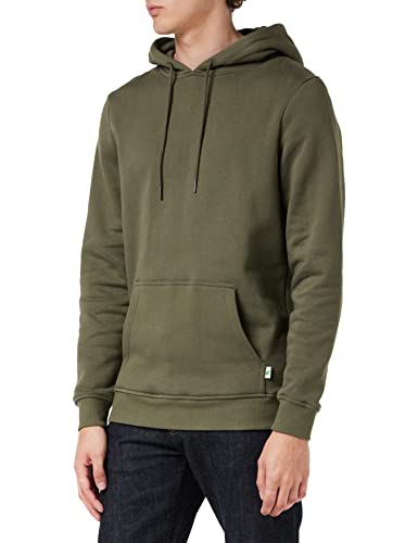 Urban Classics Herren TB3086-Organic Basic Hoody Kapuzenpullover, Olive, L von Urban Classics