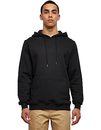 Urban Classics Herren Organic Basic Hoody Kapuzenpullover,, per pack Schwarz (Black 00007), Small (Herstellergröße: S) von Urban Classics