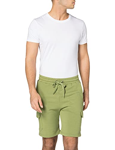 Urban Classics Herren Organic Cargo Sweatshorts Trainingshose, newolive, L von Urban Classics