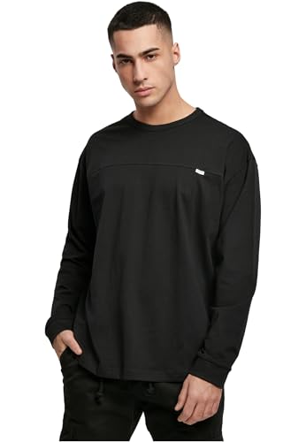Urban Classics Herren Organic Cotton Short Curved Oversized Ls T Shirt, Schwarz, 4XL EU Urban Classics Herren Organic Cotton Short Curved Oversized Ls T Shirt, Schwarz, 4XL EU von Urban Classics