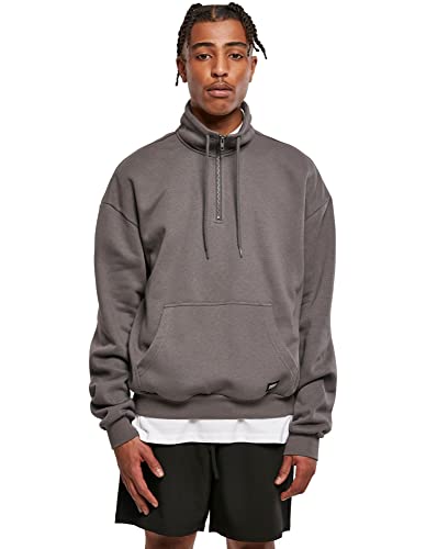 Urban Classics Herren TB4919-Organic Drawstring Troyer Sweatshirt, darkshadow, L von Urban Classics