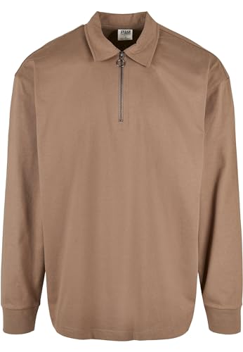 Urban Classics Herren Organic Heavy Collar Longsleeve T-Shirt, darkkhaki, XL Urban Classics Herren Organic Heavy Collar Longsleeve T-Shirt, darkkhaki, XL von Urban Classics