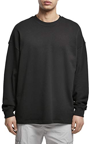 Urban Classics Herren TB4408-Organic Oversized Boxy Crew Sweatshirt, Black, M von Urban Classics