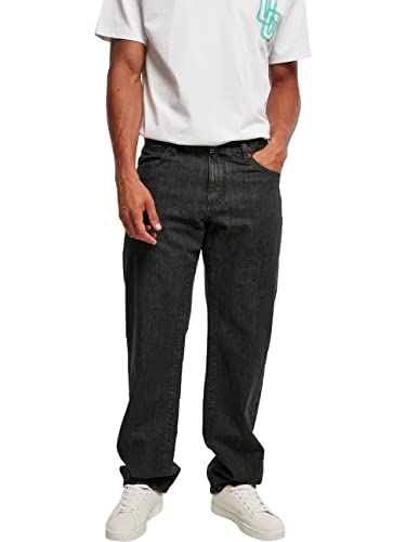 Urban Classics Herren Organic Triangle Denim Black Washed, 34 von Urban Classics