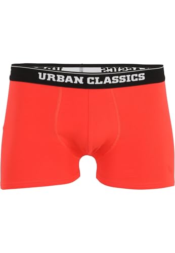Urban Classics Herren Organic X-Mas Boxer Shorts 3-Pack Boxershorts, Nicolaus AOP+treegreen+popred, 4XL von Urban Classics