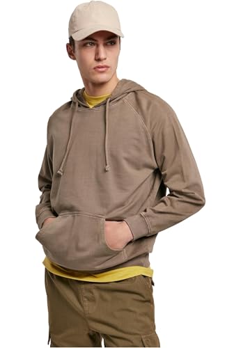 Urban Classics Herren Overdyed Hoody Kapuzenpullover, darkkhaki, M von Urban Classics