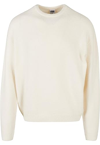 Urban Classics Herren Oversized Chunky Sweater Sweatshirt, Whitesand, 4XL von Urban Classics