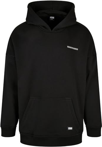 Urban Classics Herren Oversized Logo Hoody Kapuzenpullover, Black, M von Urban Classics