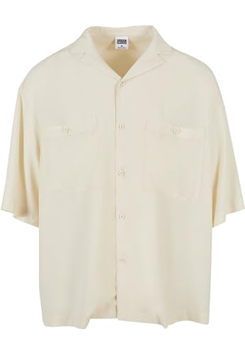 Urban Classics Herren TB6236-Oversized Resort Shirt Hemd, whitesand, M von Urban Classics