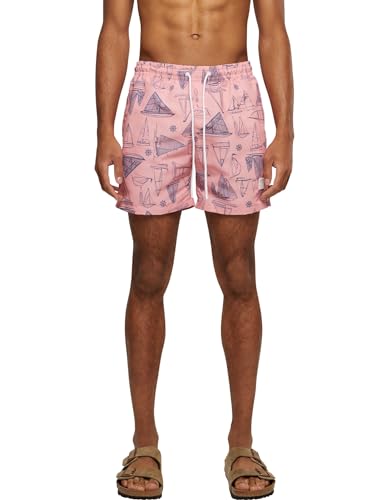 Urban Classics Herren Pattern Swim Shorts 3XL Yacht AOP von Urban Classics