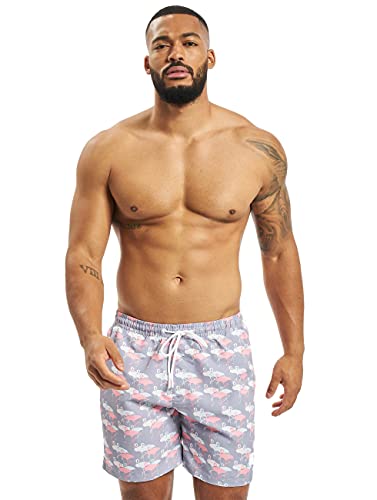 Urban Classics Herren Pattern Swim Shorts Badehose, Flamingo AOP, 4XL von Urban Classics