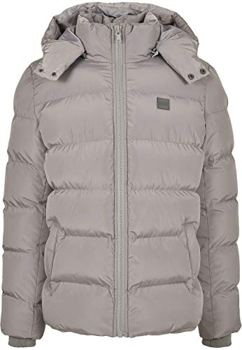 Urban Classics Herren Puffer Jackets Hooded Puffer grau 2XL von Urban Classics