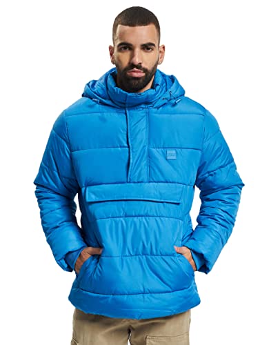 Urban Classics Herren Pull Over Puffer Jacket Jacke, Blau (Brightblue 01434), XXL von Urban Classics