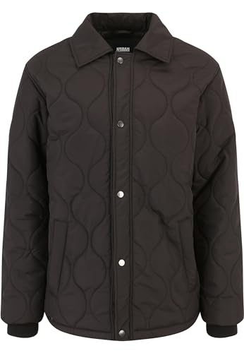 Urban Classics Herren Quilted Coach Jacket Jacke, Black, L Urban Classics Herren Quilted Coach Jacket Jacke, Black, L von Urban Classics