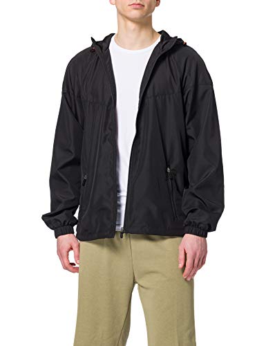 Urban Classics Herren TB4132-Recycled Windrunner Windjacke, Black/Black, M von Urban Classics