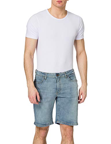 Urban Classics Herren Relaxed Fit Jeans Shorts, Light Destroyed Washed, 42W EU von Urban Classics