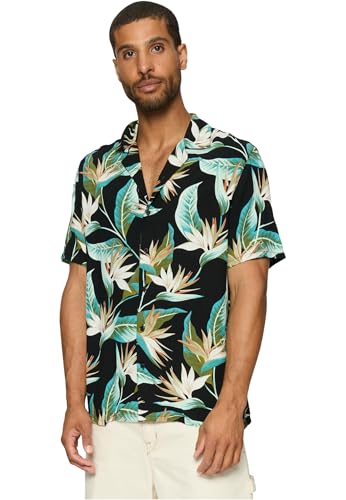 Blossoms Resort Shirt Black/Blossom XXL Blossoms Resort Shirt Black/Blossom XXL von Urban Classics