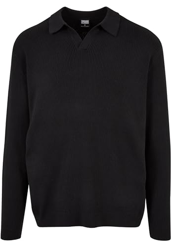 Urban Classics Herren Ribbed Oversized Longsleeve T-Shirt, Black, Medium von Urban Classics