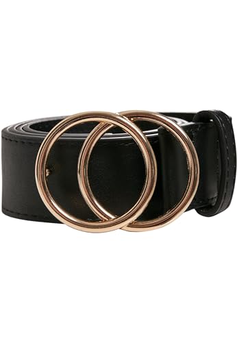 Urban Classics Herren Ring Buckle Belt Gürtel, Schwarz (Black 00007), 100|#676 (Herstellergröße: S) von Urban Classics