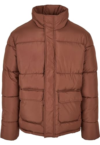 Urban Classics Herren Short Puffer Jacket Jacke, bark, L von Urban Classics