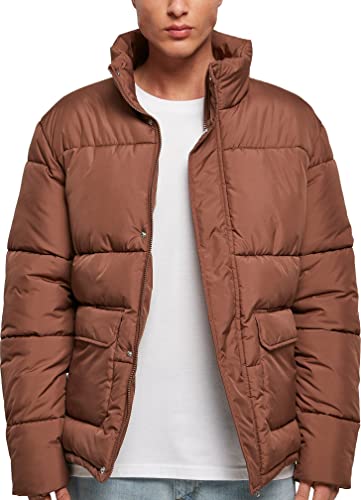 Urban Classics Herren Short Puffer Jacket Jacke, bark, M von Urban Classics