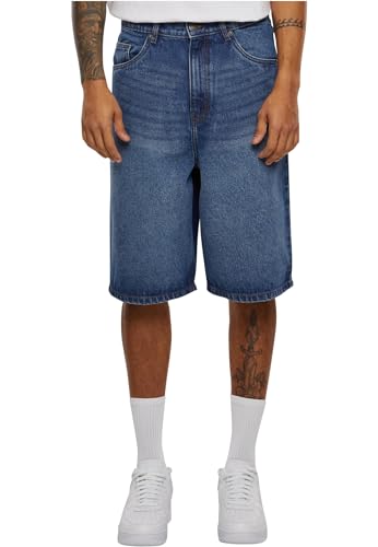 Urban Classics Herren Kurze Jeans 90`s Heavy Denim Shorts, Jeans-Shorts für Männer, Weites Bein, 3/4 Länge, Größen 28-44 von Urban Classics