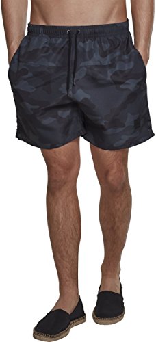 Urban Classics Herren Camo zwemshorts Schwimmshirt, Mehrfarbig (Darkcamo 00707), XXL EU von Urban Classics