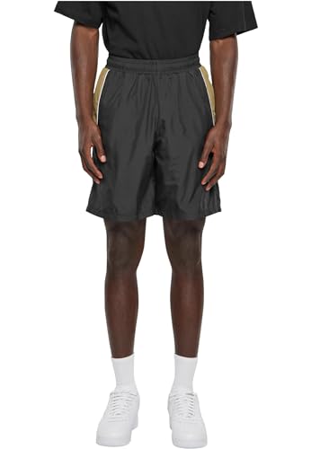Urban Classics Herren Shorts Piped Track Shorts, Trainingsshorts für Männer, Loose Fit Sportshorts, knielang, black, 3XL Urban Classics Herren Shorts Piped Track Shorts, Trainingsshorts für Männer, Loose Fit Sportshorts, knielang, black, 3XL von Urban Classics