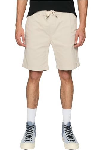 Urban Classics Herren Shorts Stretch Twill Joggshorts 2-Pack, 2er Pack Chino Joggshorts für Männer, Regular Fit, cloud+black, XXL von Urban Classics