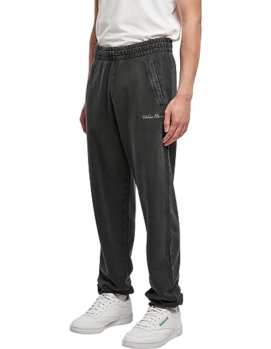 Urban Classics Herren TB5914-Small Embroidery Sweatpants Hose, Black, M von Urban Classics