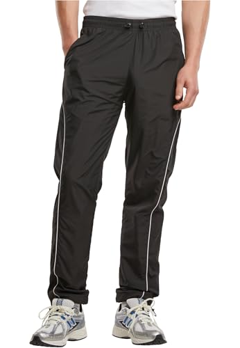 Urban Classics Herren Sporthose Piped Panel Trackpants, Herren Trainingshose mit kontrastierenden Piping-Details, Größen S - 5XL von Urban Classics