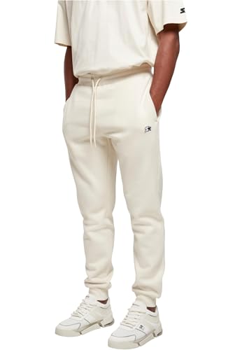 STARTER BLACK LABEL Herren Jogginghose Starter Essential Sweat Pants, Farbe palewhite, Größe M von Urban Classics