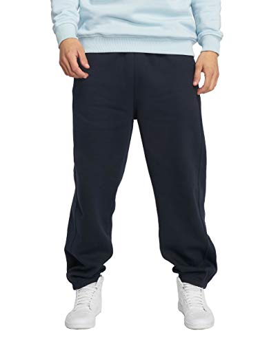 Urban Classics Sweatpants, Herren Sporthose mit weitem Bein, Blau (Navy), M von Urban Classics