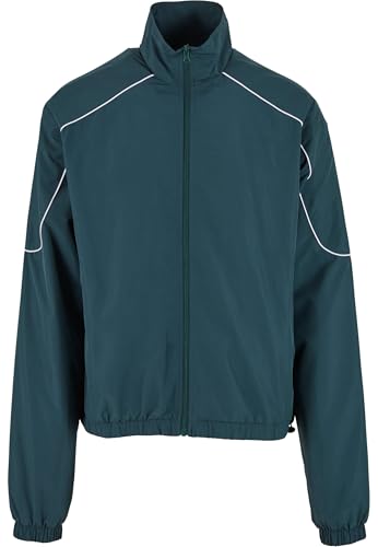 Urban Classics Herren Sportjacke Piped Panel Trackjacket, Herren Trainingsjacke mit paspelierten Einsätzen, Größen S - 5XL von Urban Classics