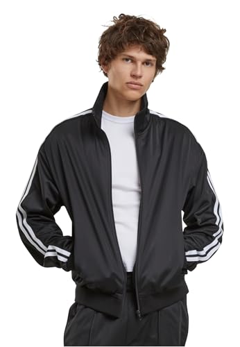 Urban Classics Herren Sportjacke Retro Tricot Track Jacket, Männer Trainingsjacke im Retro Stil, Loose Fit Urban Classics Herren Sportjacke Retro Tricot Track Jacket, Männer Trainingsjacke im Retro Stil, Loose Fit von Urban Classics