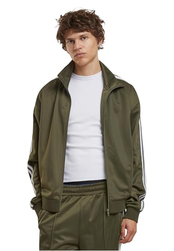 Urban Classics Herren Sportjacke Retro Tricot Track Jacket, Männer Trainingsjacke im Retro Stil, Loose Fit Urban Classics Herren Sportjacke Retro Tricot Track Jacket, Männer Trainingsjacke im Retro Stil, Loose Fit von Urban Classics