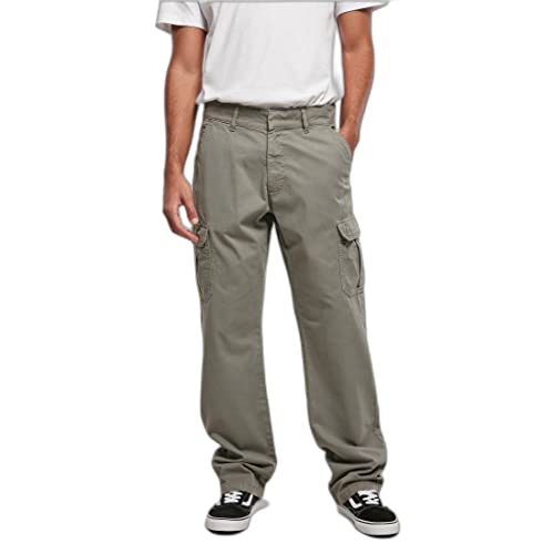 Urban Classics Herren TB4705-Straight Leg Cargo Pants Hose, Asphalt, 32 von Urban Classics