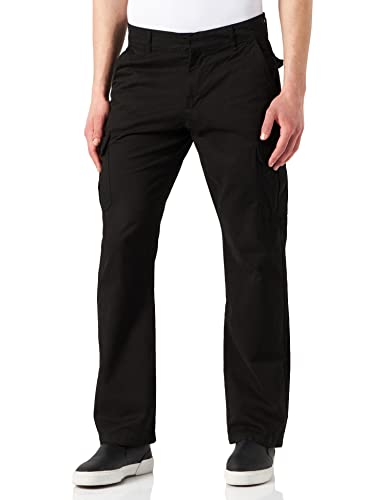 Urban Classics Herren TB4705-Straight Leg Cargo Pants Hose, Black, 32 von Urban Classics