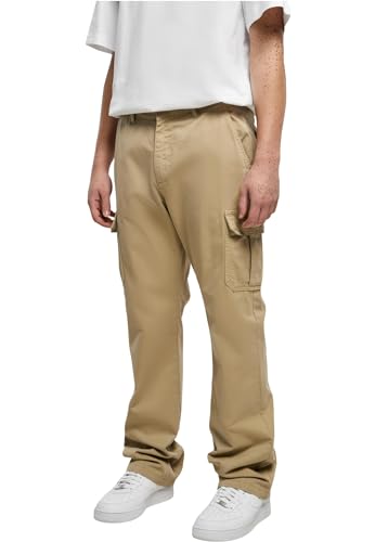 Urban Classics Herren TB4705-Straight Leg Cargo Pants Hose, unionbeige, 28 von Urban Classics