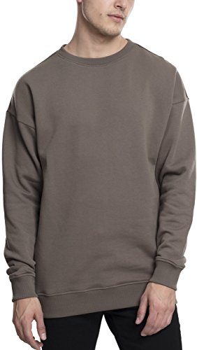 Urban Classics Herren Sweat Crewneck Pullover, Army Green, XS von Urban Classics